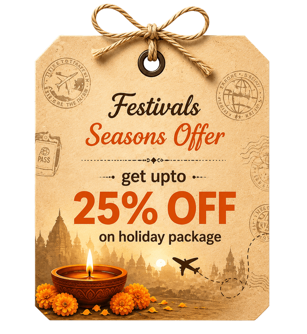 Festival Season Offer — get up to 25% OFF on holiday packages